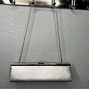 Silver oblong purse